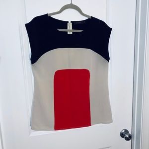 The Limited Colorblock Shell Blouse